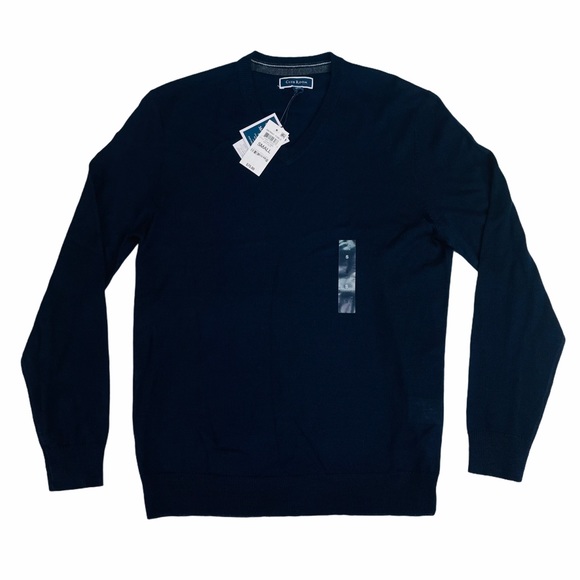 Club Room Merino Wool Blend V-Neck Men’s Sweater - Picture 2 of 8